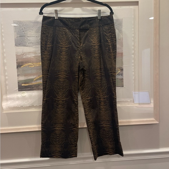 Etcetera Pants - Etcetera 6 Cute Fun Flirty Animal Print Cuffed Capris